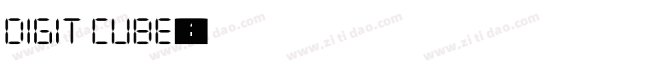 Digit Cube字体转换